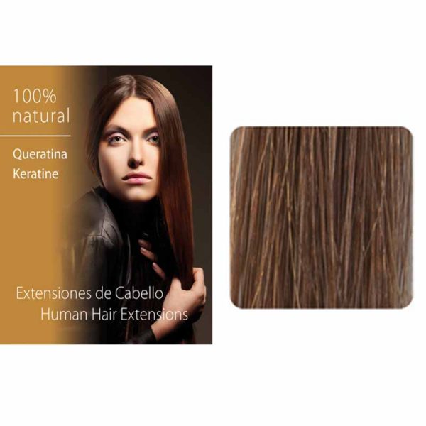 Włosy Keratin mahoniowy brąz