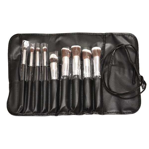 MINTbeauty Pędzle do makijażu w etui 9szt.