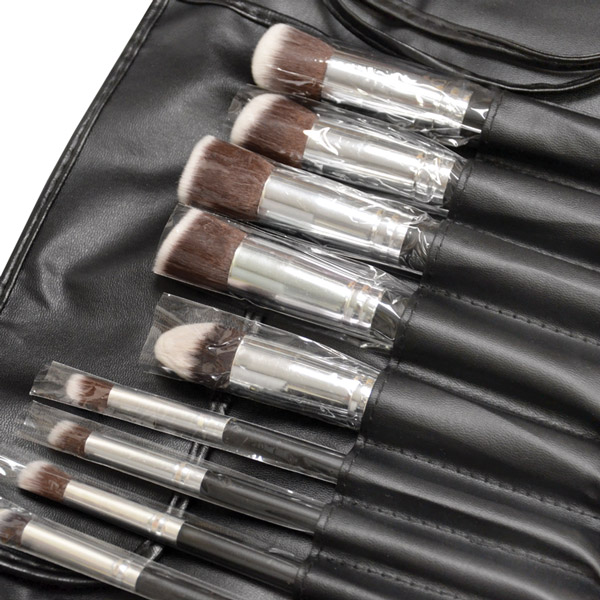 MINTbeauty Pędzle do makijażu w etui 9szt.